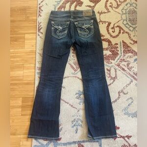 Silver Suki Surplus Womens Coyboy Western Jeans Size 26
